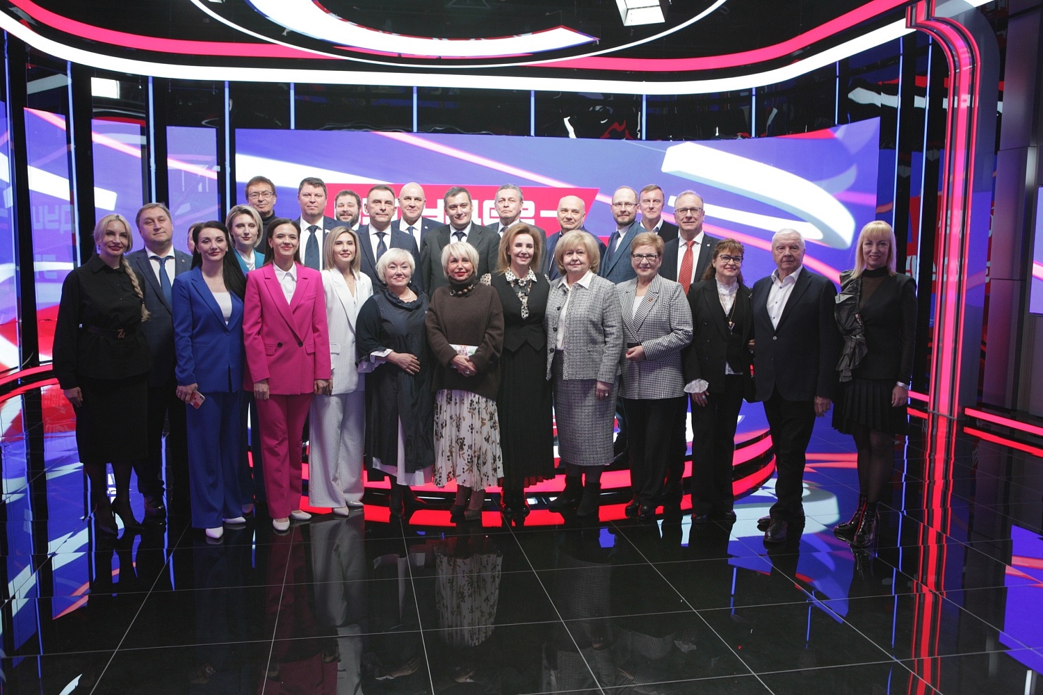 Первые в новой студии